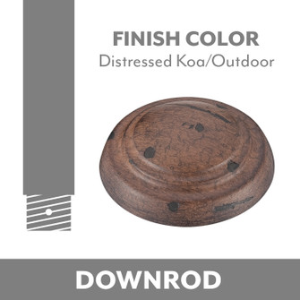 Minka Aire Down Rod in Distressed Koa (15|DR524-ODK)