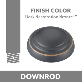 Minka Aire Down Rod in Dark Restoration Bronze (15|DR560-DRB)