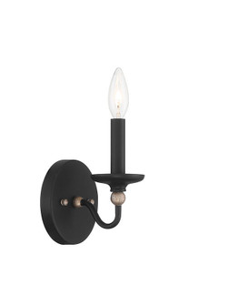 Westchester County One Light Wall Sconce in Sand Coal w/Skyline Gold Leaf (7|1041-677)