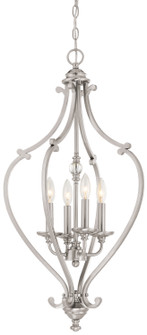 Savannah Row Four Light Chandelier in Brushed Nickel (7|3333-84)