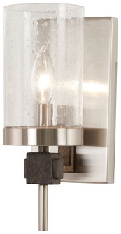 Bridlewood One Light Bath in Stone Grey w/Brushed Nickel (7|4631-106)