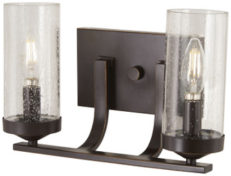 Elyton Two Light Bath in Downtown Bronze w/Gold Highlights (7|4652-579)