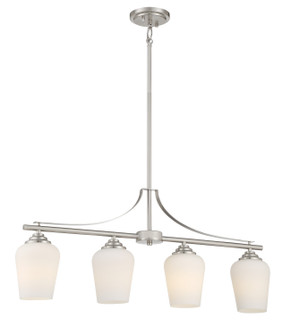 Shyloh Four Light Island Pendant in Brushed Nickel (7|4924-84)