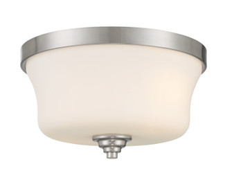 Shyloh Two Light Flush Mount in Brushed Nickel (7|4927-84)