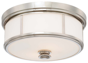 Three Light Flush Mount in Polished Nickel (7|6368-613)