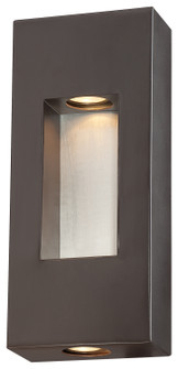 Geox Two Light Outdoor Wall Mount in Dorian Bronze (7|72371-615B)