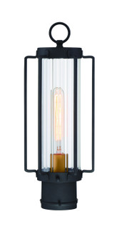 Avonlea One Light Outdoor Post Mount in Sand Black w/Gold Highllights (7|72736-66G)