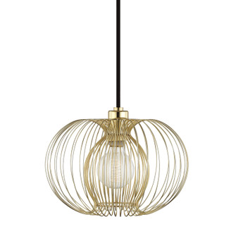 Jasmine One Light Pendant in Polished Brass (428|H181701S-PB)