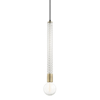 Pippin One Light Pendant in Aged Brass (428|H256701-AGB)