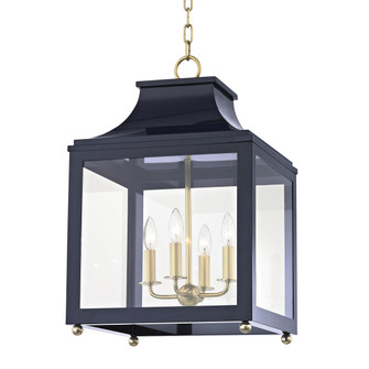 Leigh Four Light Lantern in Aged Brass (428|H259704L-AGB/NVY)