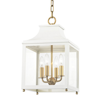 Leigh Four Light Lantern in Aged Brass (428|H259704S-AGB/WH)