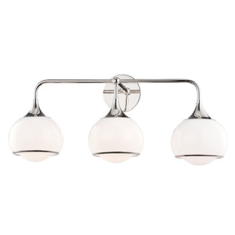 Reese Three Light Bath and Vanity in Polished Nickel (428|H281303-PN)