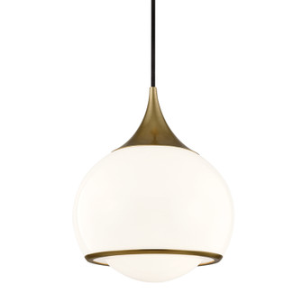 Reese One Light Pendant in Aged Brass (428|H281701M-AGB)