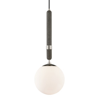 Brielle One Light Pendant in Polished Nickel (428|H289701L-PN)
