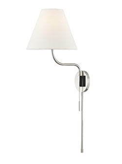 Patti One Light Wall Sconce in Polished Nickel (428|HL240101-PN)