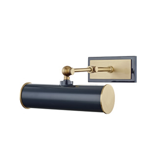 Holly One Light Picture Light With Plug in Aged Brass/Navy (428|HL263201-AGB/NVY)