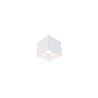 Kube LED Outdoor Flush Mount in White (281|FM-W62205-40-WT)