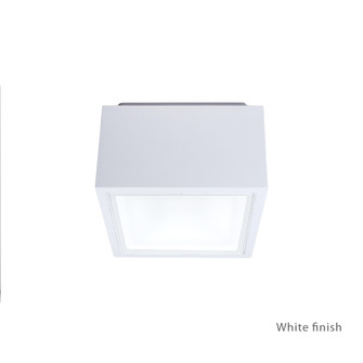 Bloc LED Outdoor Flush Mount in White (281|FM-W9200-WT)