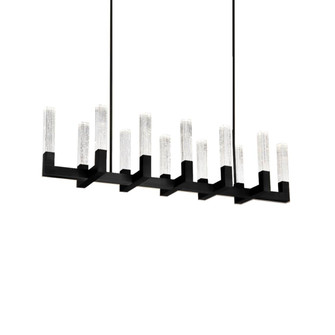 Cinema LED Linear Pendant in Black (281|PD-30854-BK)