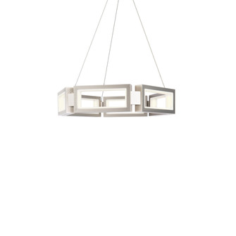 Mies LED Chandelier in Brushed Nickel (281|PD-50829-BN)
