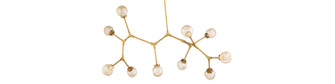 Catalyst LED Chandelier in Aged Brass (281|PD-53728-AB)