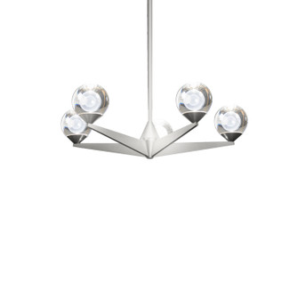 Double Bubble LED Chandelier in Satin Nickel (281|PD-82024-SN)