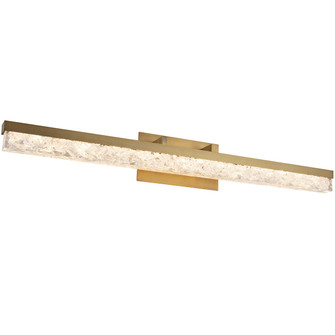 Minx LED Vanity in Aged Brass (281|WS-62039-AB)