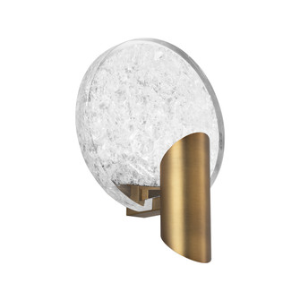Oracle LED Wall Sconce in Aged Brass (281|WS-69009-AB)
