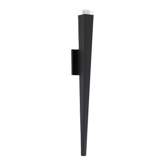Staff LED Outdoor Wall Sconce in Black (281|WS-W19732-BK)