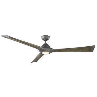 Woody 72''Ceiling Fan in Graphite/Weathered Gray (441|FR-W1814-72L27GHWG)