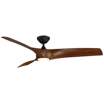 Zephyr 62''Ceiling Fan in Matte Black/Distressed Koa (441|FR-W2006-62L-MB/DK)