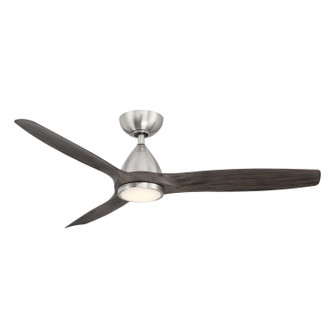 Skylark 54'' Ceiling Fan in Brushed Nickel/Ebony (441|FR-W2202-54L-BN/EB)
