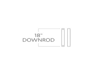 Universal Downrod Downrod in Bronze (71|DR18BZ)
