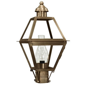 Boston One Light Post Mount in Dark Antique Brass (196|1003-DAB-CIM-CLR)