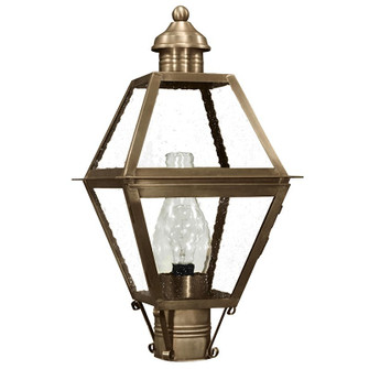 Boston One Light Post Mount in Dark Antique Brass (196|1003-DAB-CIM-SMG)
