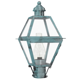 Boston One Light Post Mount in Verdi Gris (196|1003-VG-CIM-FST)