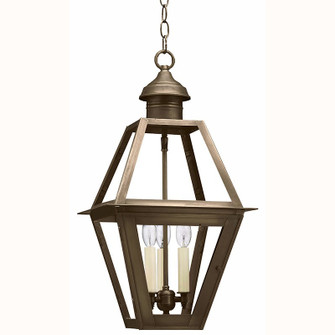 Boston Three Light Hanging Lantern in Dark Antique Brass (196|1012-DAB-LT3-CLR)