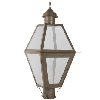 Boston Three Light Post Mount in Dark Antique Brass (196|1013-DAB-LT3-FST)