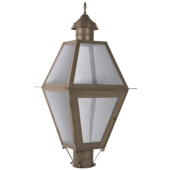 Boston Three Light Post Mount in Dark Antique Brass (196|1013-DAB-LT3-SMG)