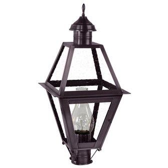 Boston One Light Post Mount in Dark Brass (196|1013-DB-CIM-CSG)