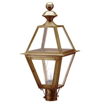 Boston One Light Post Mount in Antique Brass (196|1023-AB-CIM-FST)
