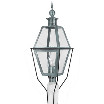 Boston One Light Post Mount in Verdi Gris (196|1033-VG-CIM-CLR)