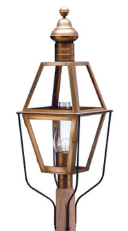 Boston One Light Post Mount in Antique Brass (196|1043-AB-CIM-CLR)