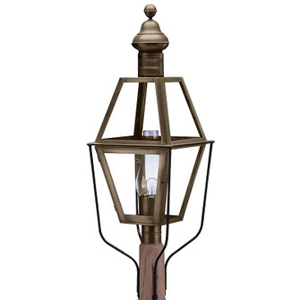 Boston One Light Post Mount in Dark Antique Brass (196|1043-DAB-CIM-CLR)