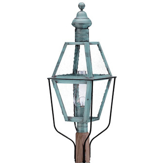 Boston One Light Post Mount in Verdi Gris (196|1043-VG-CIM-SMG)