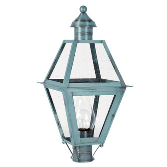 Boston One Light Post Mount in Verdi Gris (196|1063-VG-CIM-CSG)
