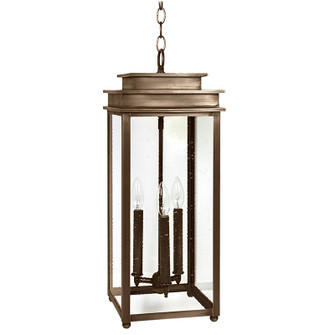 Ellis Three Light Hanging Lantern in Dark Antique Brass (196|10742-DAB-LT3-CSG)