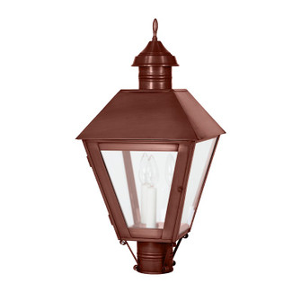 Boston Three Light Post Mount in Antique Copper (196|1113-AC-LT3-FST)