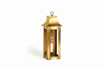 Coplin One Light Wall Mount in Antique Brass (196|11211-AB-LT1-CLR)