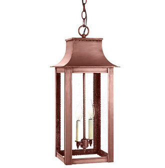 Coplin Two Light Hanging Lantern in Antique Copper (196|11232-AC-LT2-SMG)